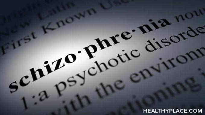 Η σχιζοφρένεια είναι μια σοβαρή ψυχική ασθένεια. Μάθετε τον ορισμό και τη σημασία της σχιζοφρένειας και τι σημαίνει να ζείτε μαζί της στο HealthyPlace.com.