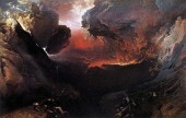 Η ζωγραφική του John Martin, "Η Μεγάλη Ημέρα της Οργής Του", απεικονίζει θυμό.