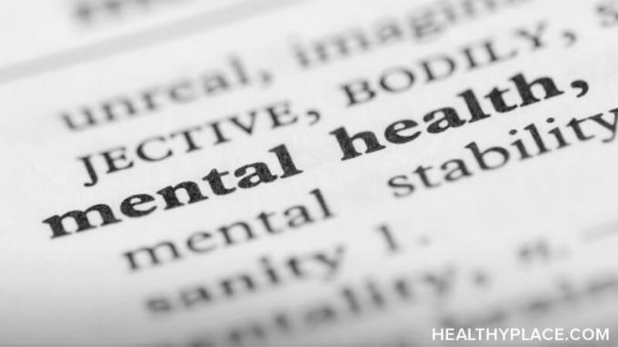 Ο ορισμός της ψυχικής υγείας είναι διαφορετικός από την ψυχική ασθένεια. Πάρτε τον ορισμό της ψυχικής υγείας και δείτε πώς ισχύει για εσάς, στο HealthyPlace.com.