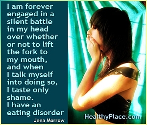 Έντονη παρατήρηση σχετικά με τις διατροφικές διαταραχές - Είμαι για πάντα σε μια σιωπηλή μάχη στο κεφάλι μου για το αν πρέπει ή όχι να σηκώσω το πιρούνι στο στόμα μου, και όταν μιλάω για να το κάνω, δοκιμάζω μόνο ντροπή. Έχω μια διατροφική διαταραχή.